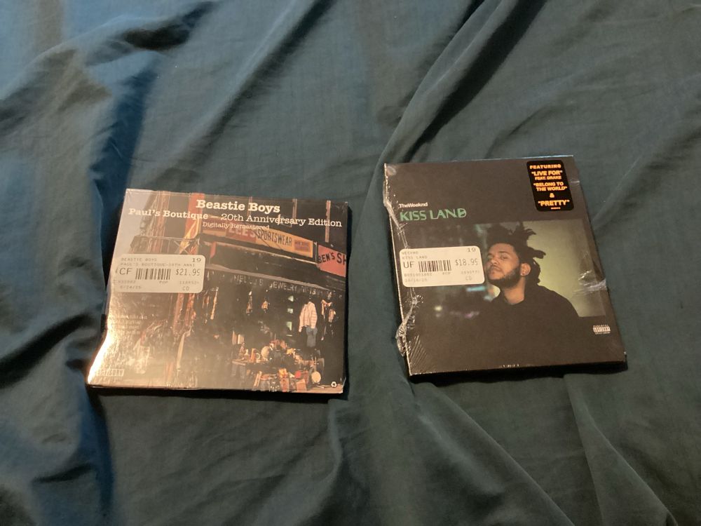 “Paul’s Boutique” by Beastie Boys
“Kiss Land” by The Weeknd