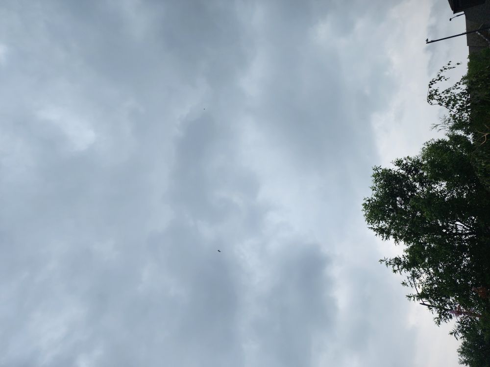Photo of grey clouds in the sky