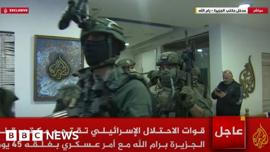 Israeli forces raid Al Jazeera office in occupied West Bank