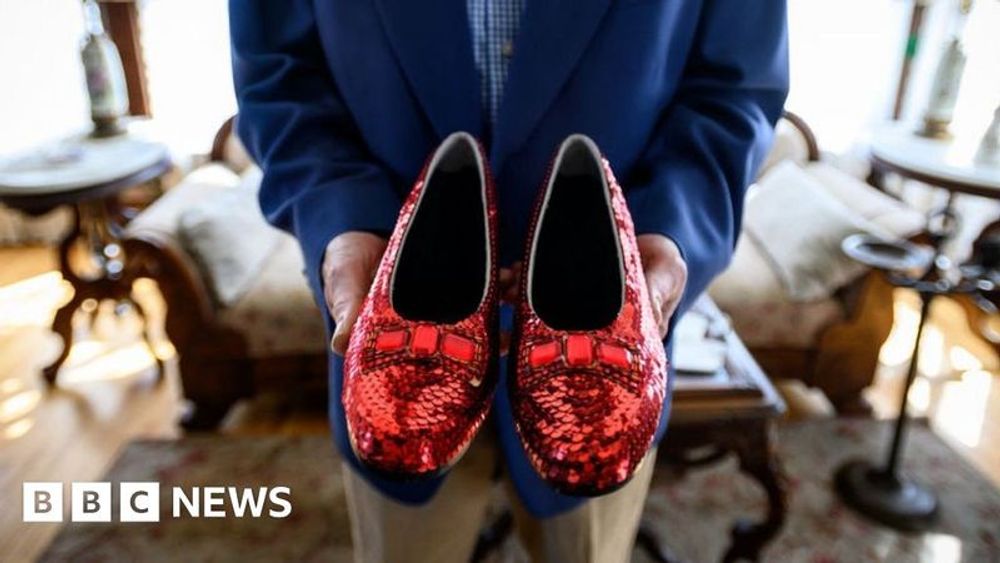 Man pleads guilty to stealing Wizard of Oz ruby slippers