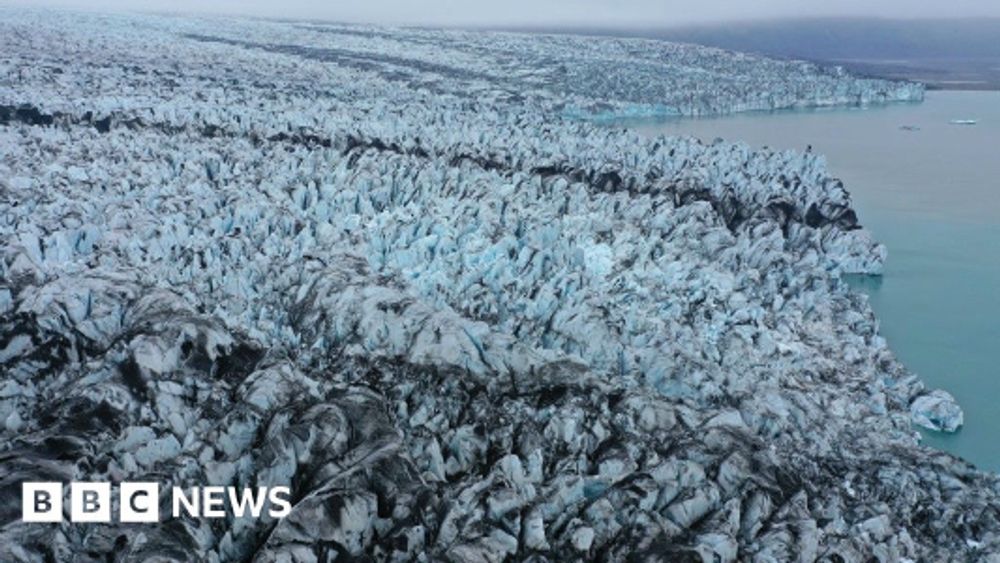 Two trapped after ice collapse in Iceland glacier