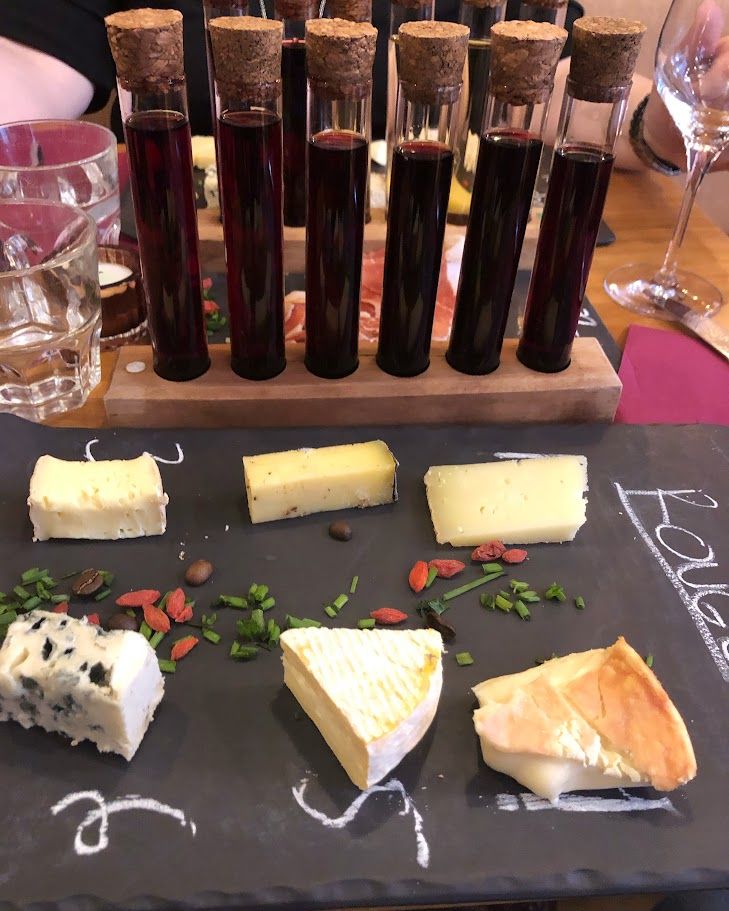 wine and cheese