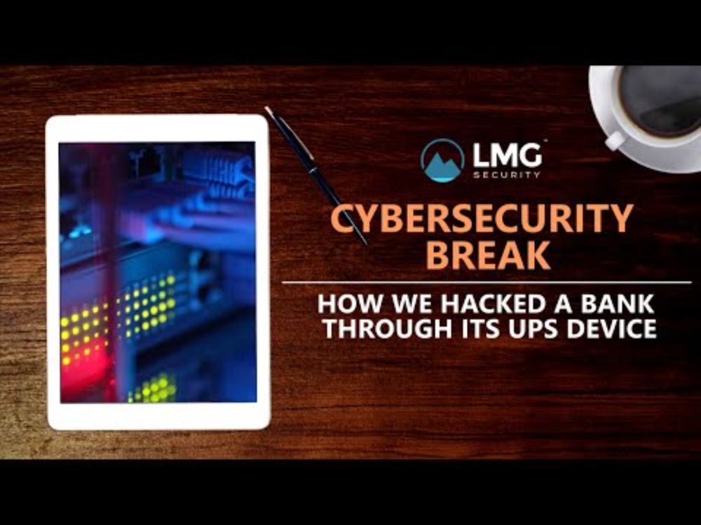 How We Hacked a Bank Through Its UPS Device