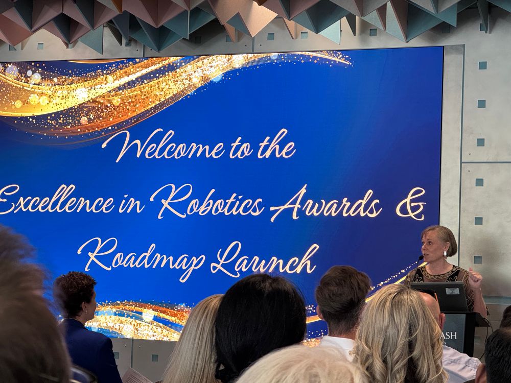 image of Nicci Rossouw welcoming everyone to the evening. 