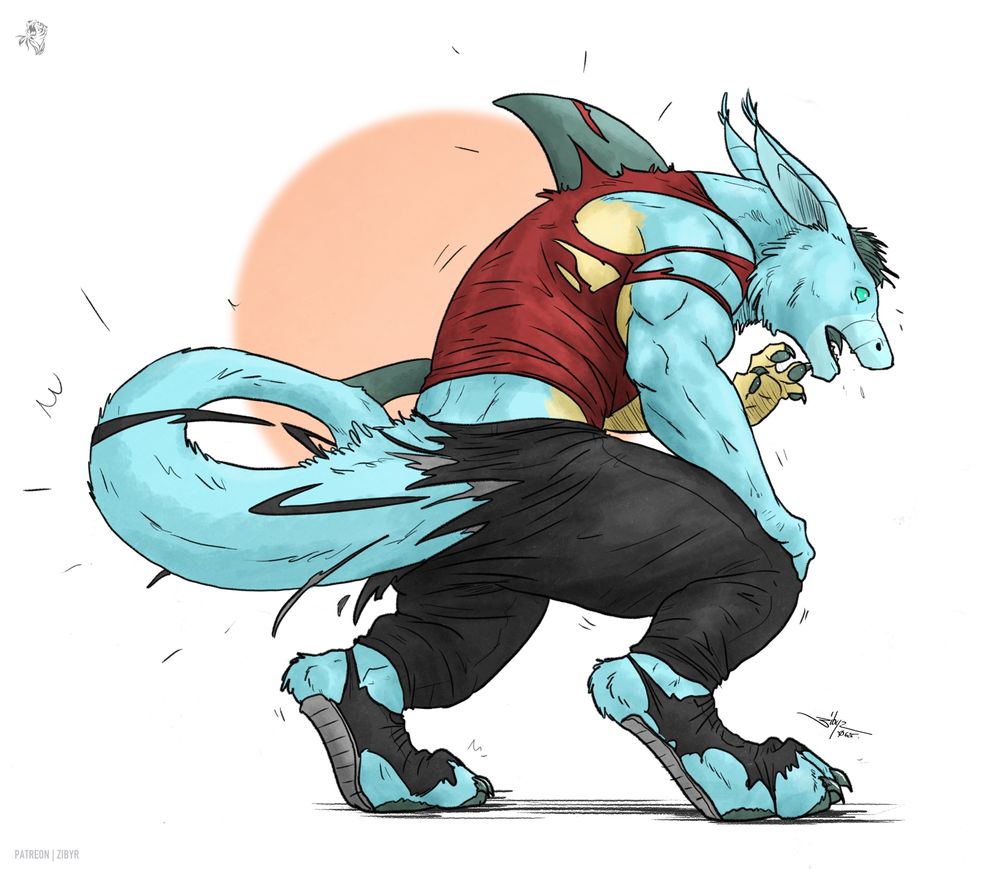 me turning into my manokit sona featuring a massive tailsplosion :3