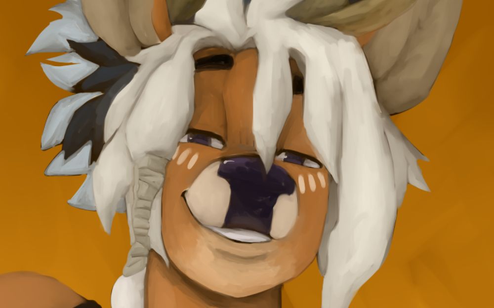 work in progress crop of my deer fursona, Darby