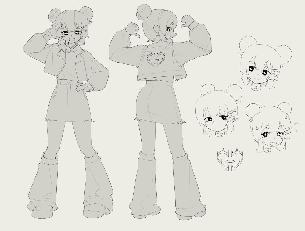 Character sheet of my OC, Feddi