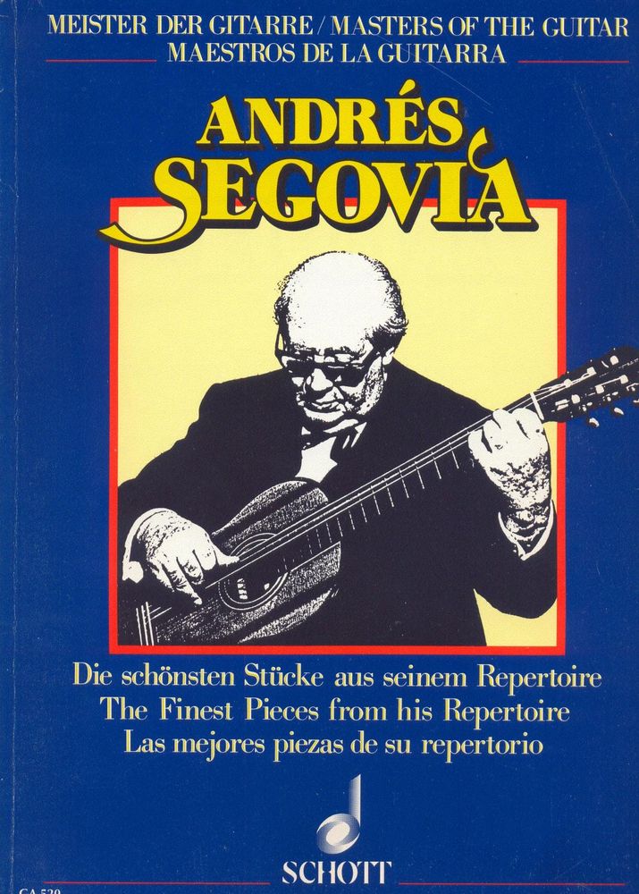 Andrés Segovia Collection Pieces For Solo Guitar , Sheet Music Library (PDF)