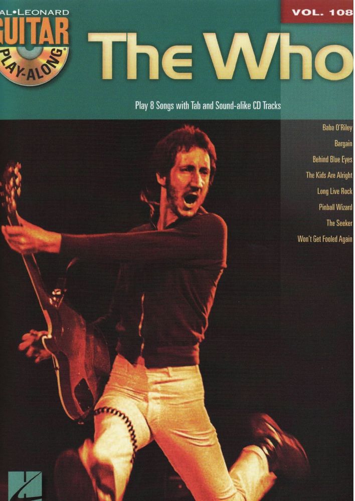 The Who Pete Townshend sheet music score download partitura partition spartiti