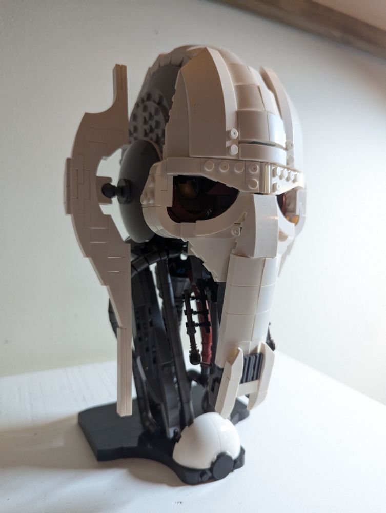 Build 7.  Complete!  General Grievous. 788 pcs. Not an official Lego Set. Bought the MOC from the designer and sourced the bricks on bricklink. Challenging build. "General Grievous... you're shorter than I expected."