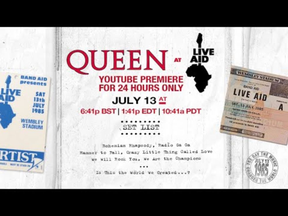 Queen at Live Aid 1985! (Live for 24 Hours Only) | Live Aid 40th Anniversary