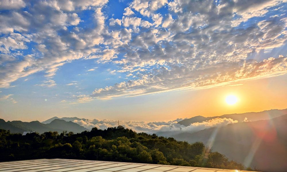 A photo of a sunset in Adjara, Georgia