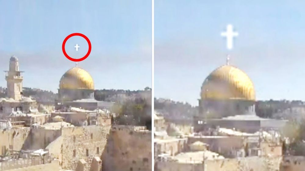 Thousands Of People Saw A Shinning Cross Above Jerusalem A Sign Or Warning