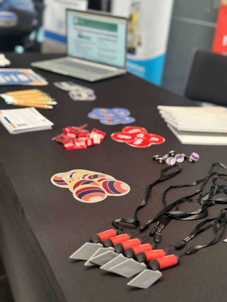 A close up of ADS, HSDS, and Internet archaeology merch 