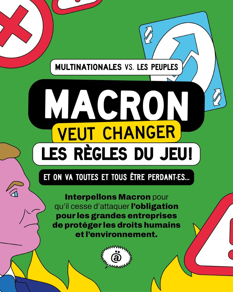 Illustration : carte de jeu "Macron veut changer les règles du jeu"