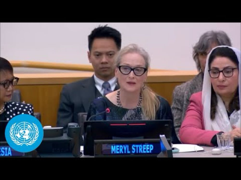 Meryl Streep on the Inclusion of Women in the Future of Afghanistan | United Nations