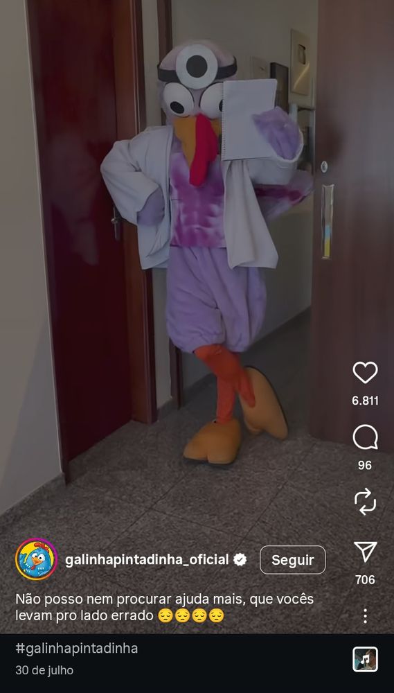Postagem do Instagram.