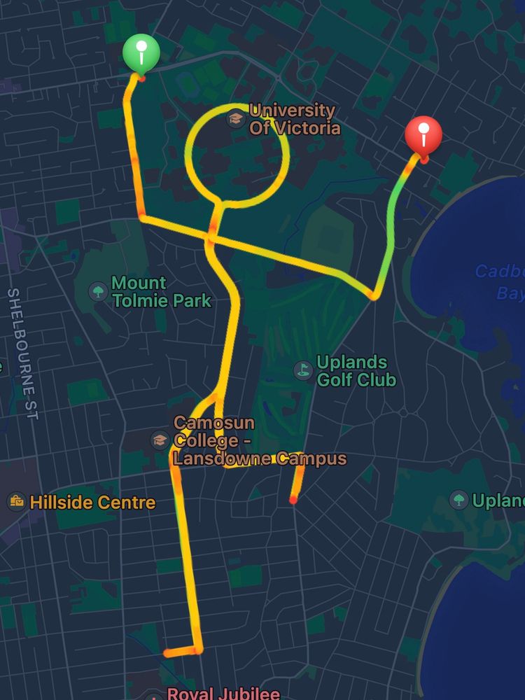 GPS trace