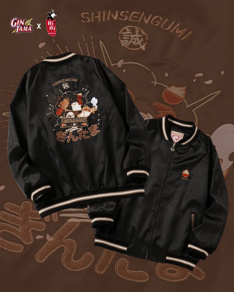 The Gintama bomber jacket by Bibisama Apparel featuring the Shinsengumi.