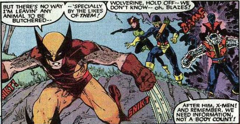 Art Adams draws the '80s X-Men, as well as a unique costume for Colossus that was only ever seen in this story.