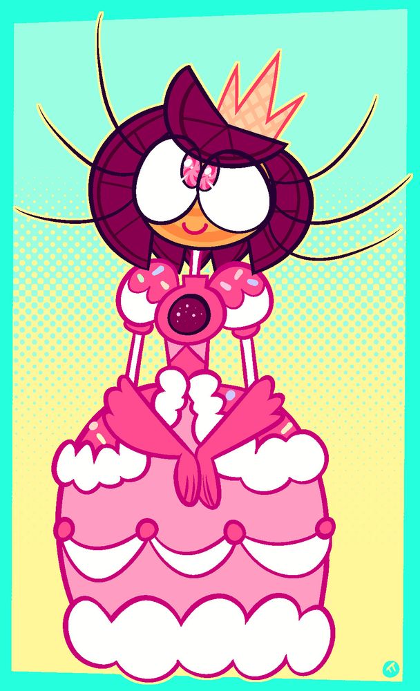 Simple pixel fan art of Princess Loolilalu from TADC. IDK I was just too tired to make something better, LOL