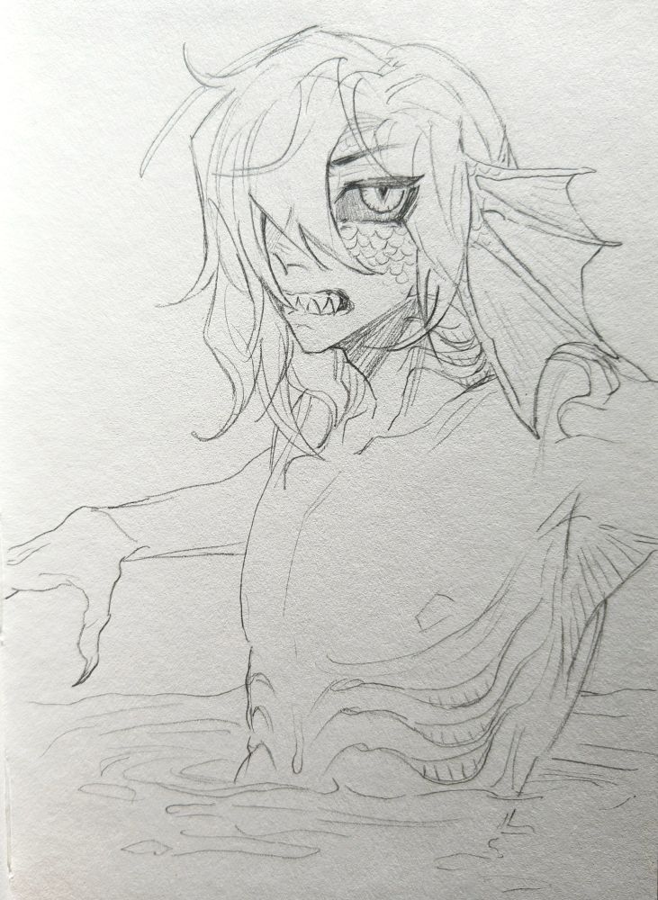 my oc jake but as a merfolk for an AU I'm thinking abt