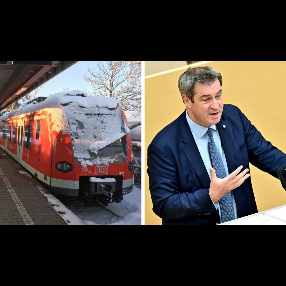 Ministerpräsident, in dessen Bundesland öffentlicher Nahverkehr zusammenbricht, sobald Schnee fäl...