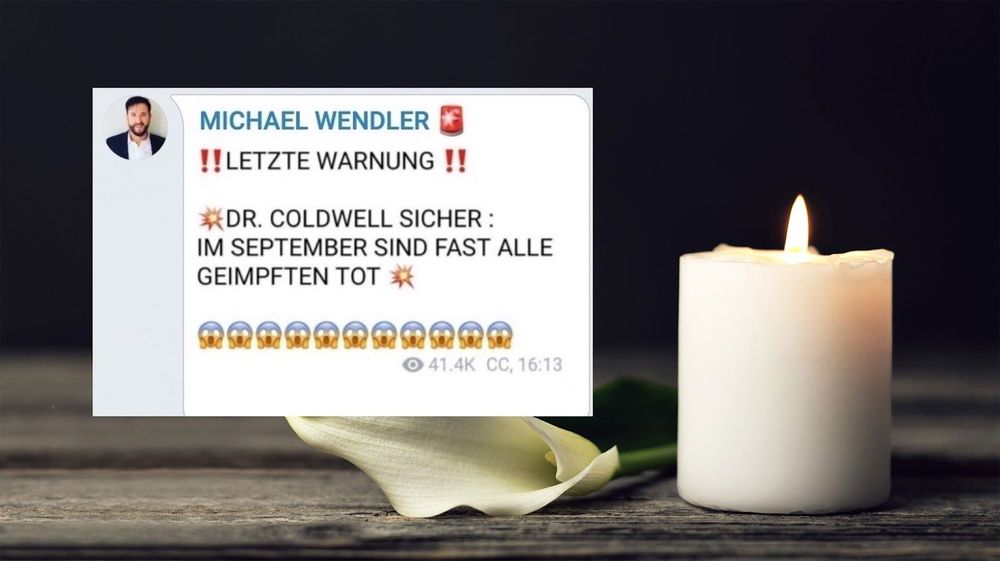 Gedenktag: Heute vor drei Jahren starben trotz Warnung vom Wendler alle Geimpften