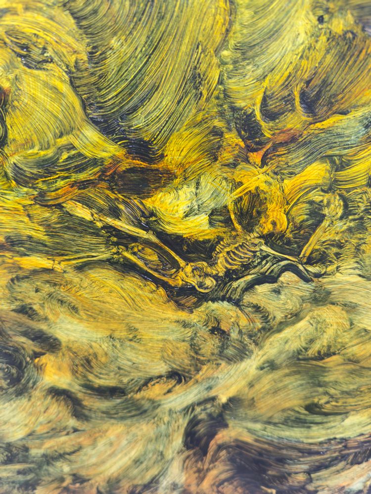 Skeleton in the centre