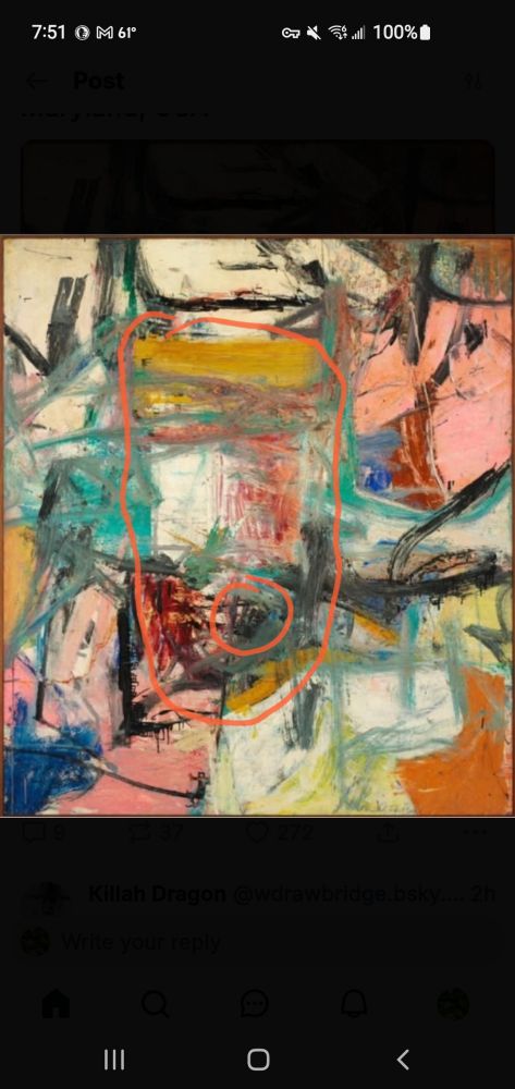 An abstract painting 