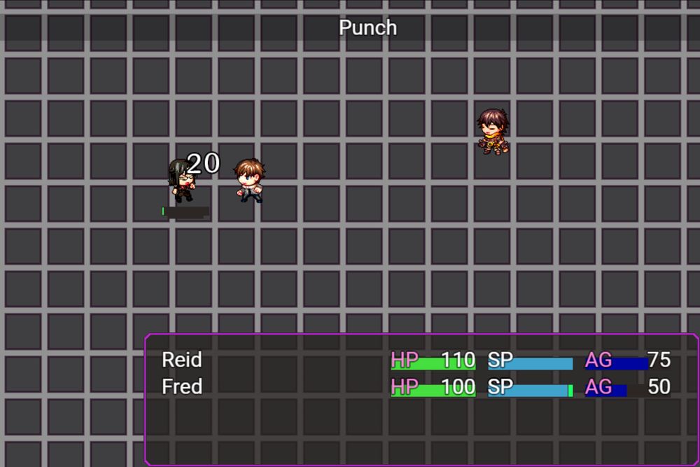 Reid and Fred battling in "Three's A Crowd - Re:Punch 3"