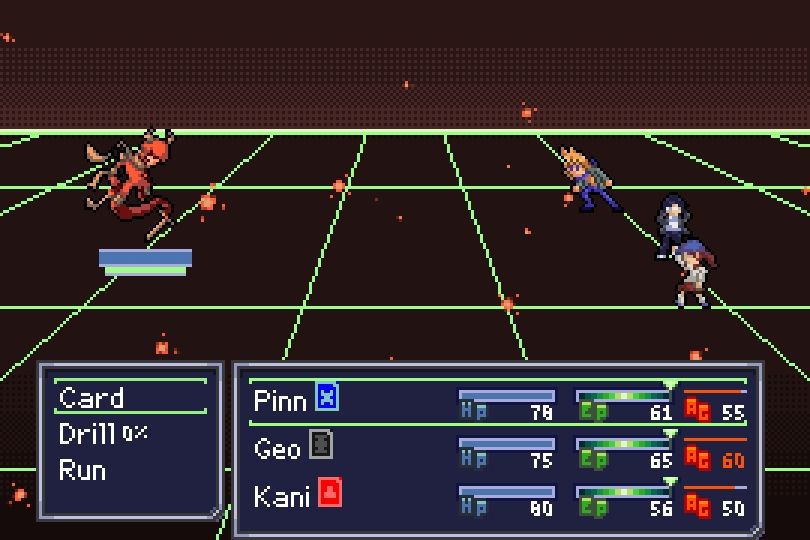 The gang battles against Nyx, the Red Warden.