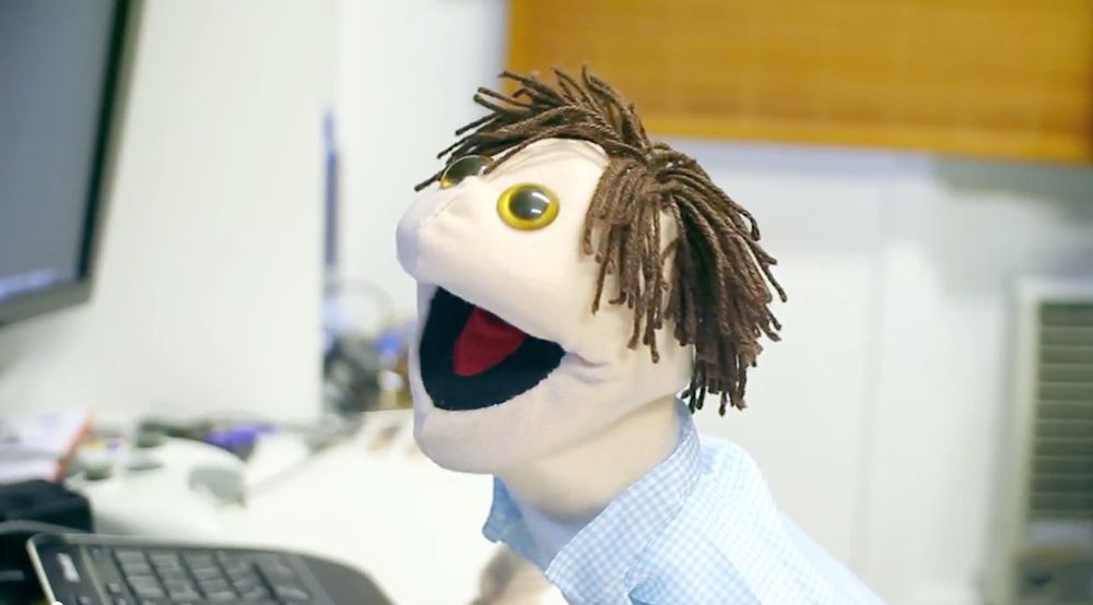 Imagem do fantoche Marcelinho.