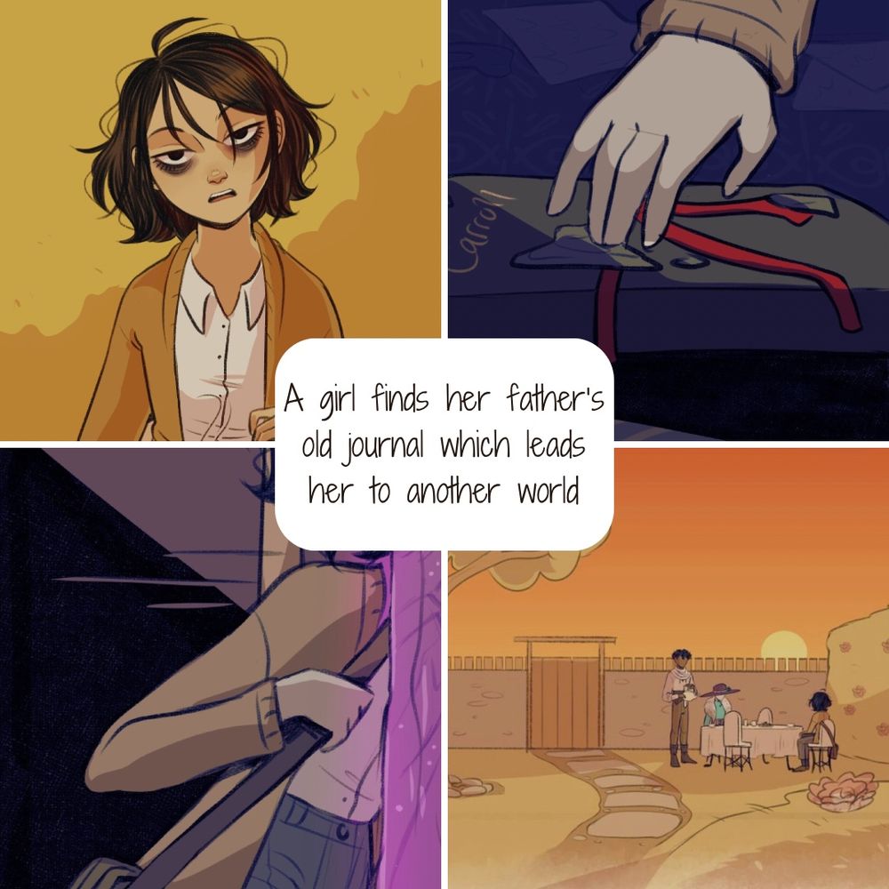 A girl finds her father’s old journal which leads her to another world
