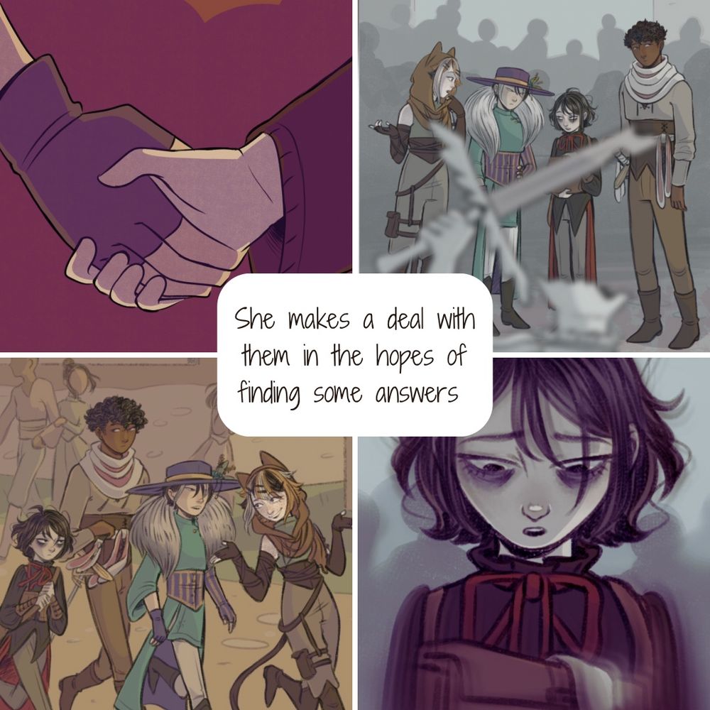 She makes a deal with them in the hopes of finding some answers