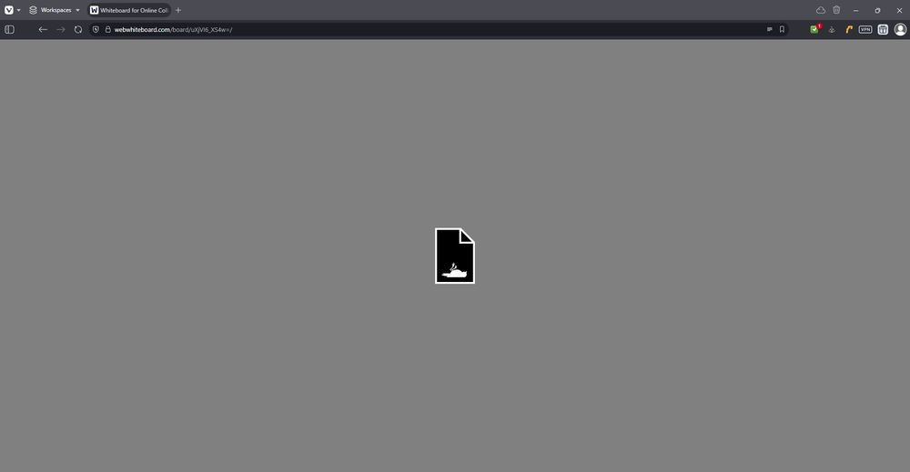 vivaldi's dead bird error, meaning the page has crashed