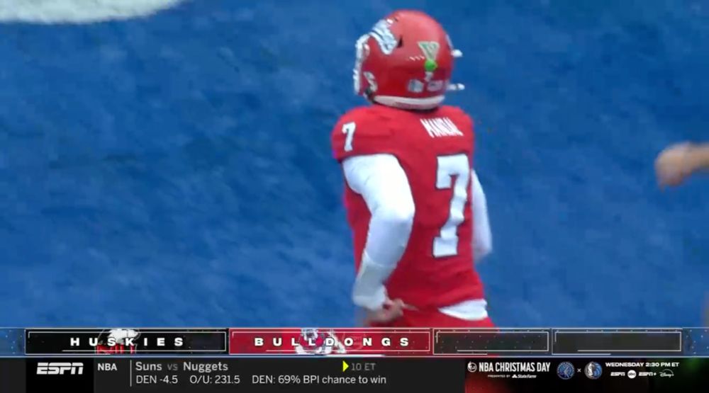 "Fresno State Bulldongs" graphic on ESPN
