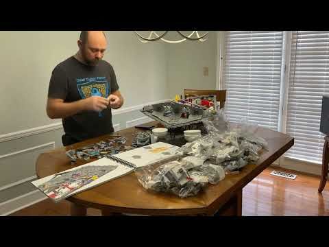 Time Lapse of building the Lego Imperial Star Destroyer 75252