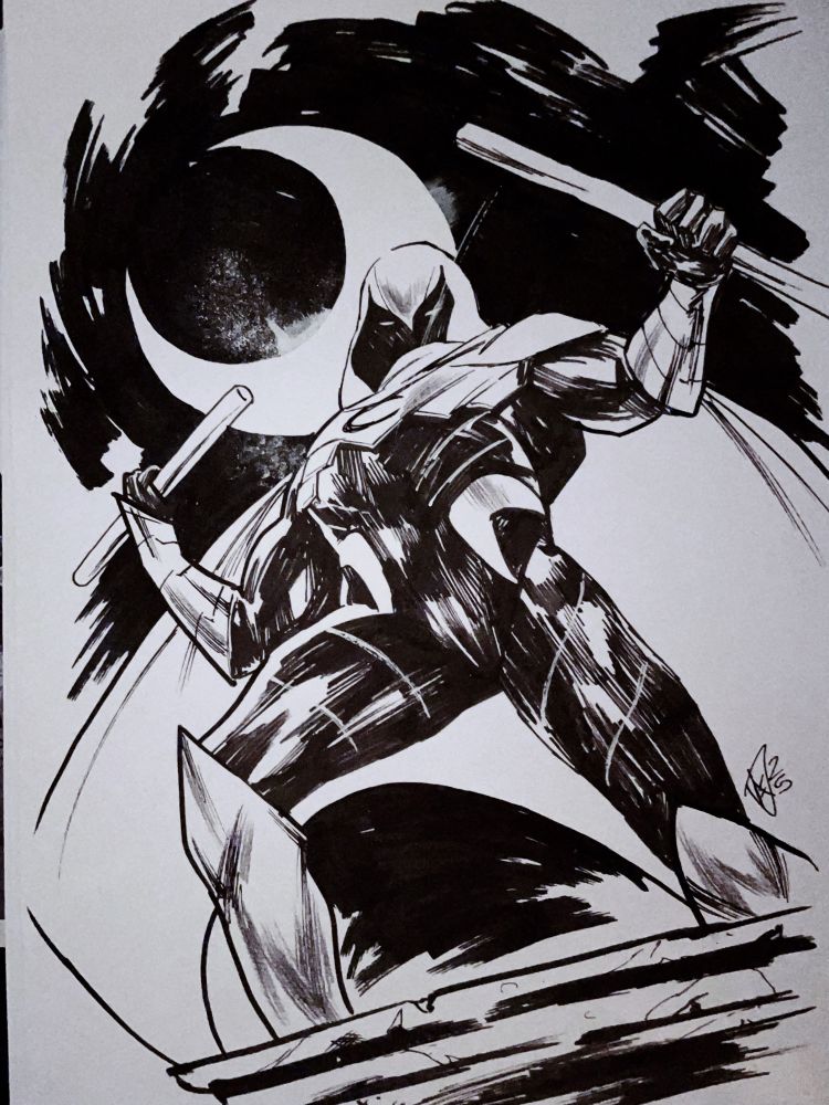 Moon knight sketch 