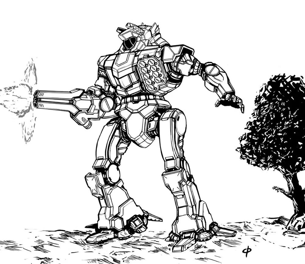 CAL-1MAF Calliope BattleMech artwork