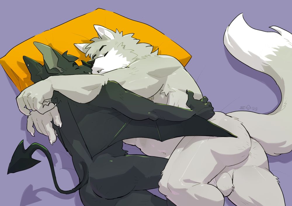 Tastefully nude freaky cuddling
