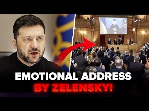 ⚡️"Don’t stay silent!" Zelensky didn’t hold back in message to Europe. Hall gave a standing applause