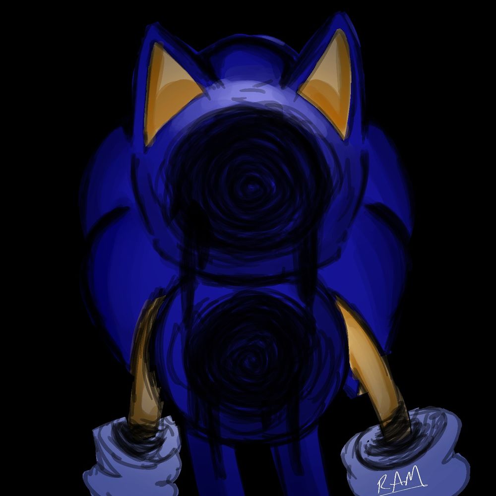 sonic from the hit game "green mountain"