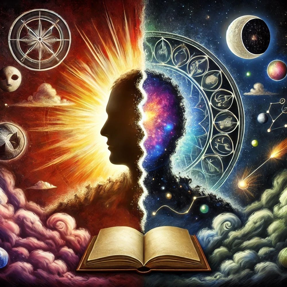 An A.I. generated visual representation of "The Benefits of Reading"