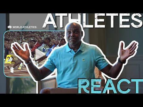 Carl Lewis reacts to 100m world record at Tokyo World Athletics Championships 1991 | Athletes React