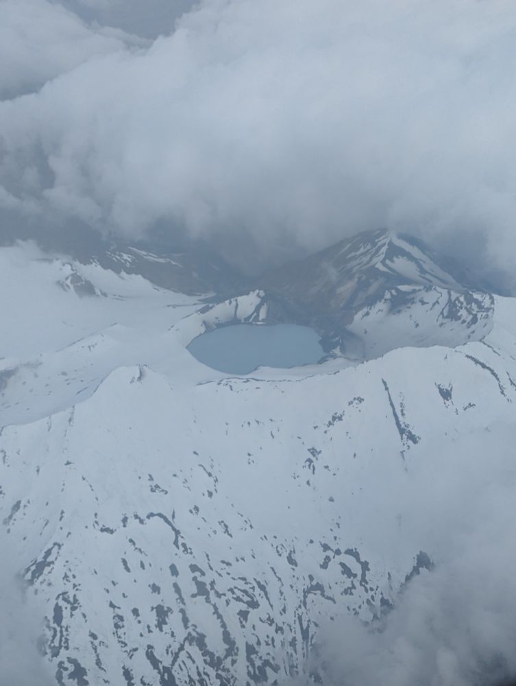 Mt Ruapehu's Crater Lake