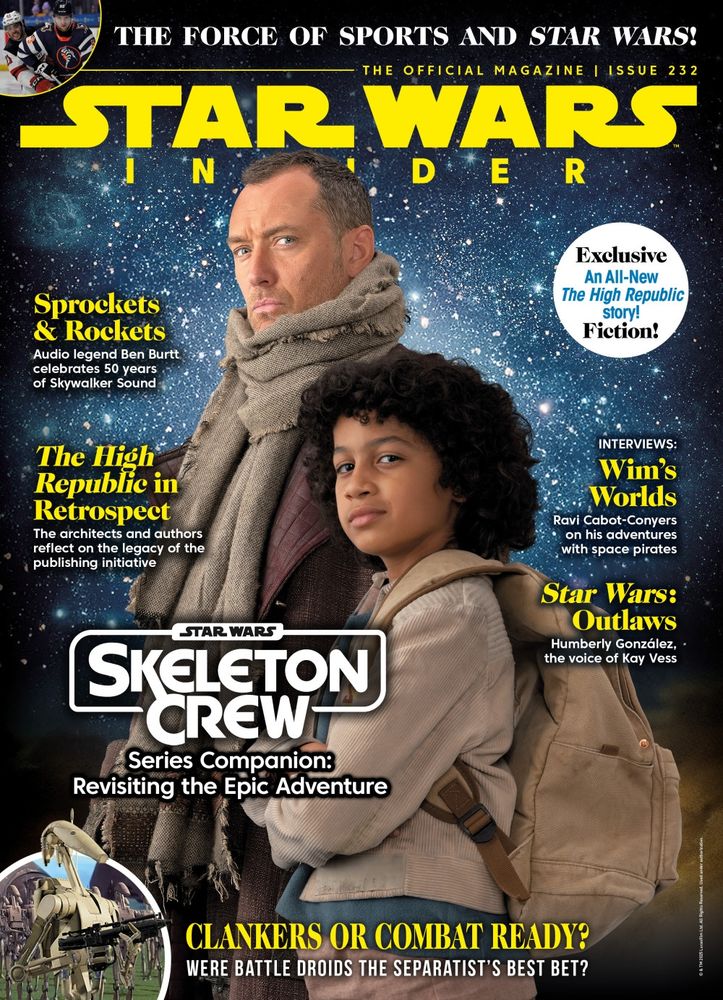The cover of Issue 232 features Jude Law and Ravi Cabot-Conyers.