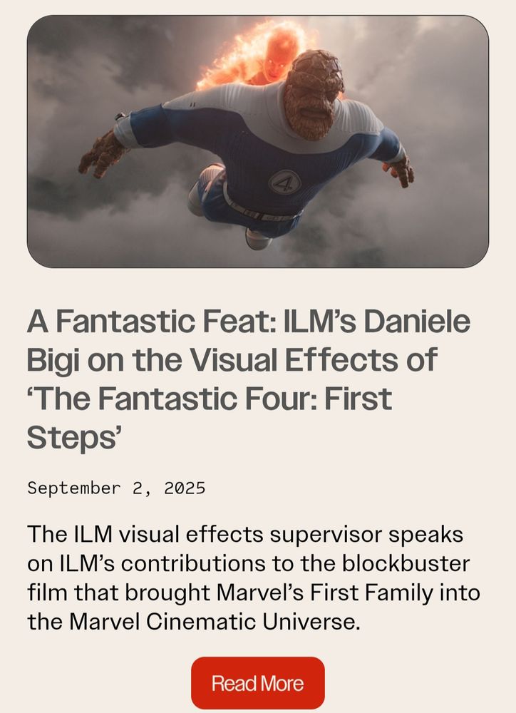 Read about the visual effects of The Fantastic Four: First Steps on ILM.com 