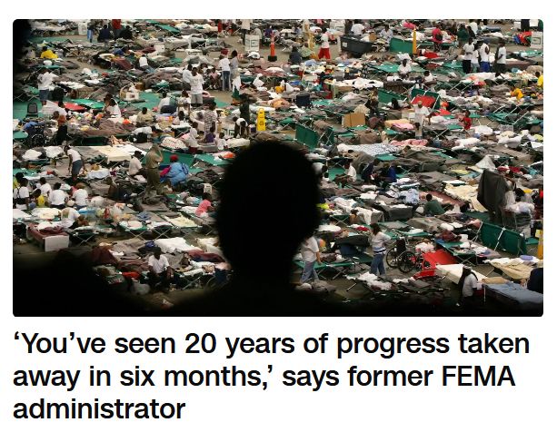 Screenshot of a CNN headline: You've seen 20 years of progress taken away in 6 months