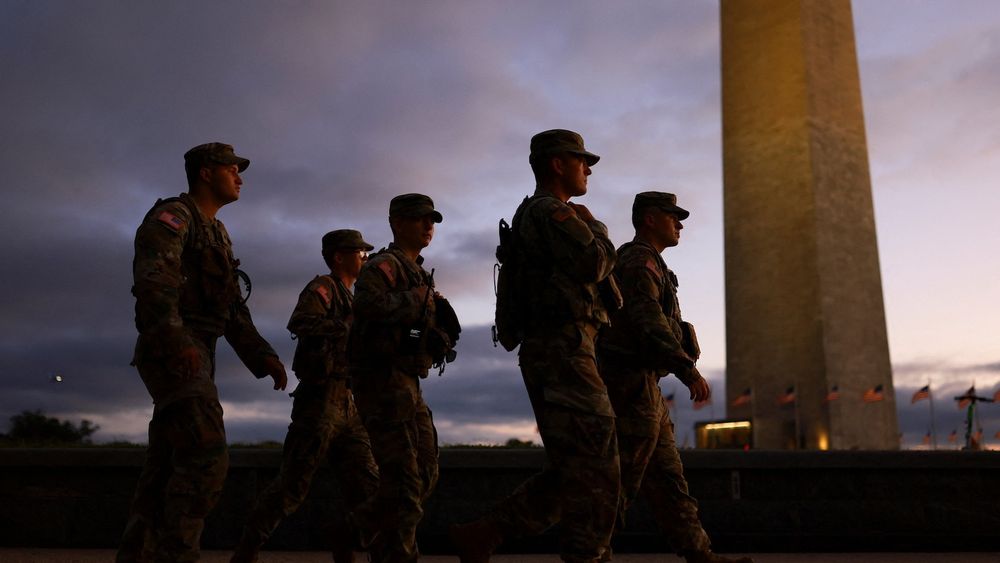 Defense Secretary Hegseth has signed an order allowing Guard troops in D.C. to be armed. The authority is expected to be acted upon in coming days.